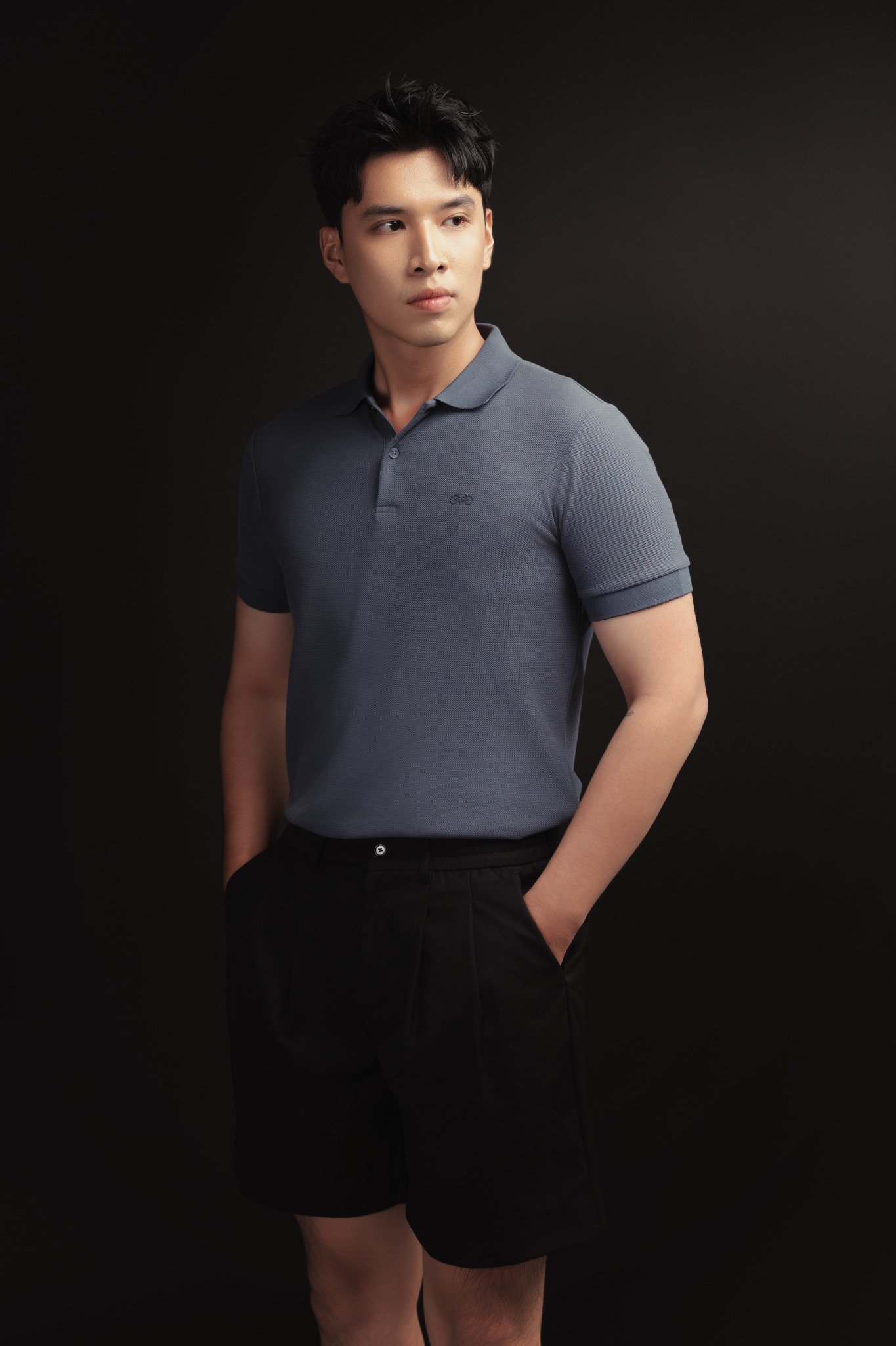 AG02 SIGNATURE SLIMFIT POLO - PRUSSION BLUE