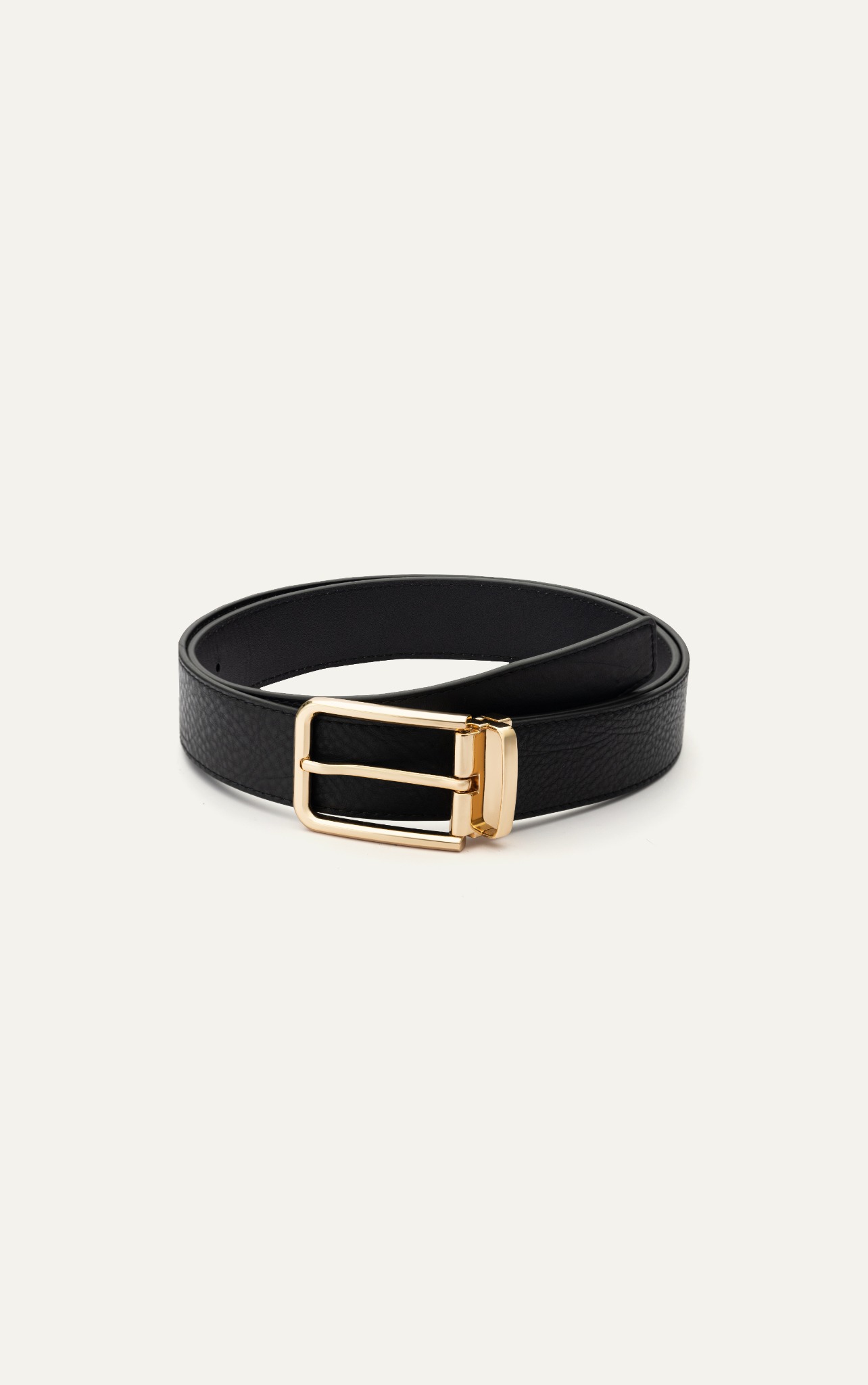 AG LEATHER BELTS - SQUARE HEAD GOLD