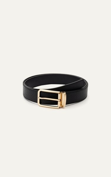  AG LEATHER BELTS - SQUARE HEAD GOLD