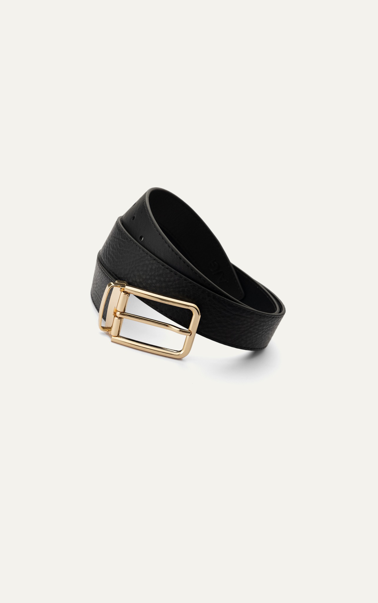 AG LEATHER BELTS - SQUARE HEAD GOLD