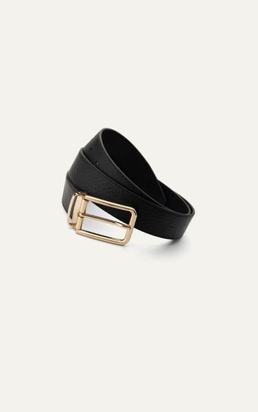  AG LEATHER BELTS - SQUARE HEAD GOLD 