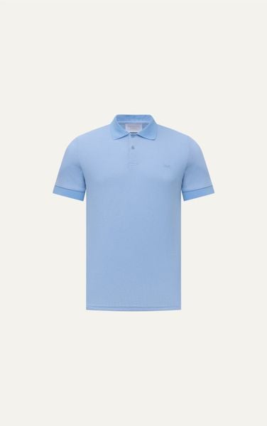  AG02 SIGNATURE SLIMFIT POLO - SKY BLUE