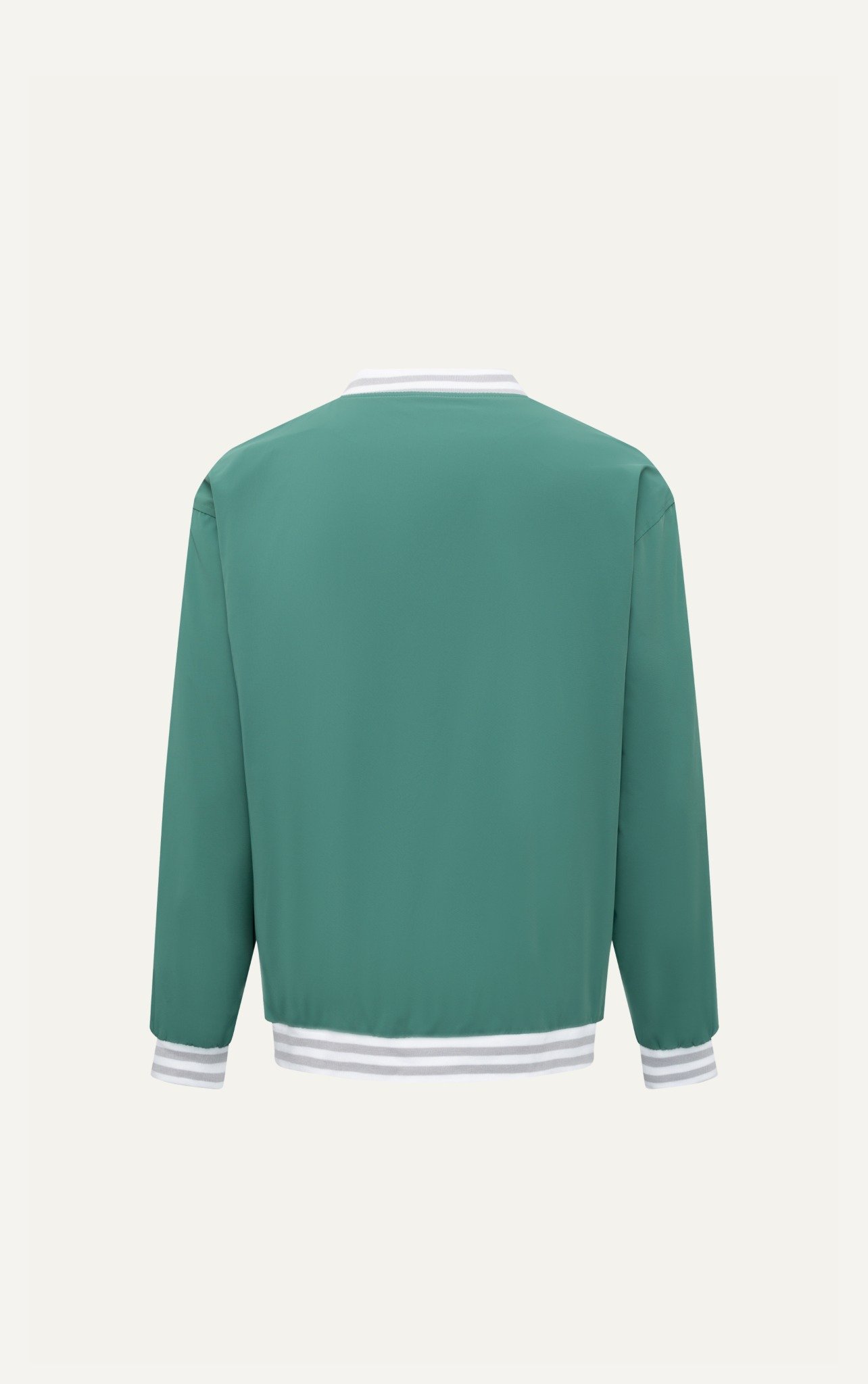 AG19 FACTORY LOOSE FIT BASIC BOMBER - GREEN