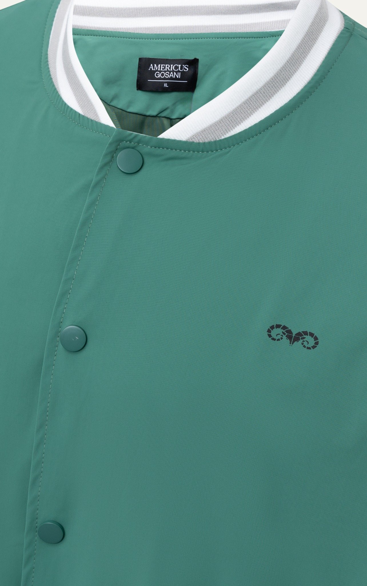 3819 FACTORY LOOSE FIT BASIC BOMBER - GREEN