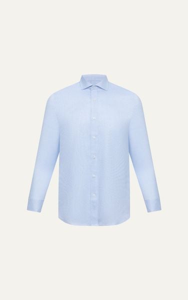  AG872 PREMIUM SLIMFIT BENGAL STRIPED SHIRT - LIGHT BLUE