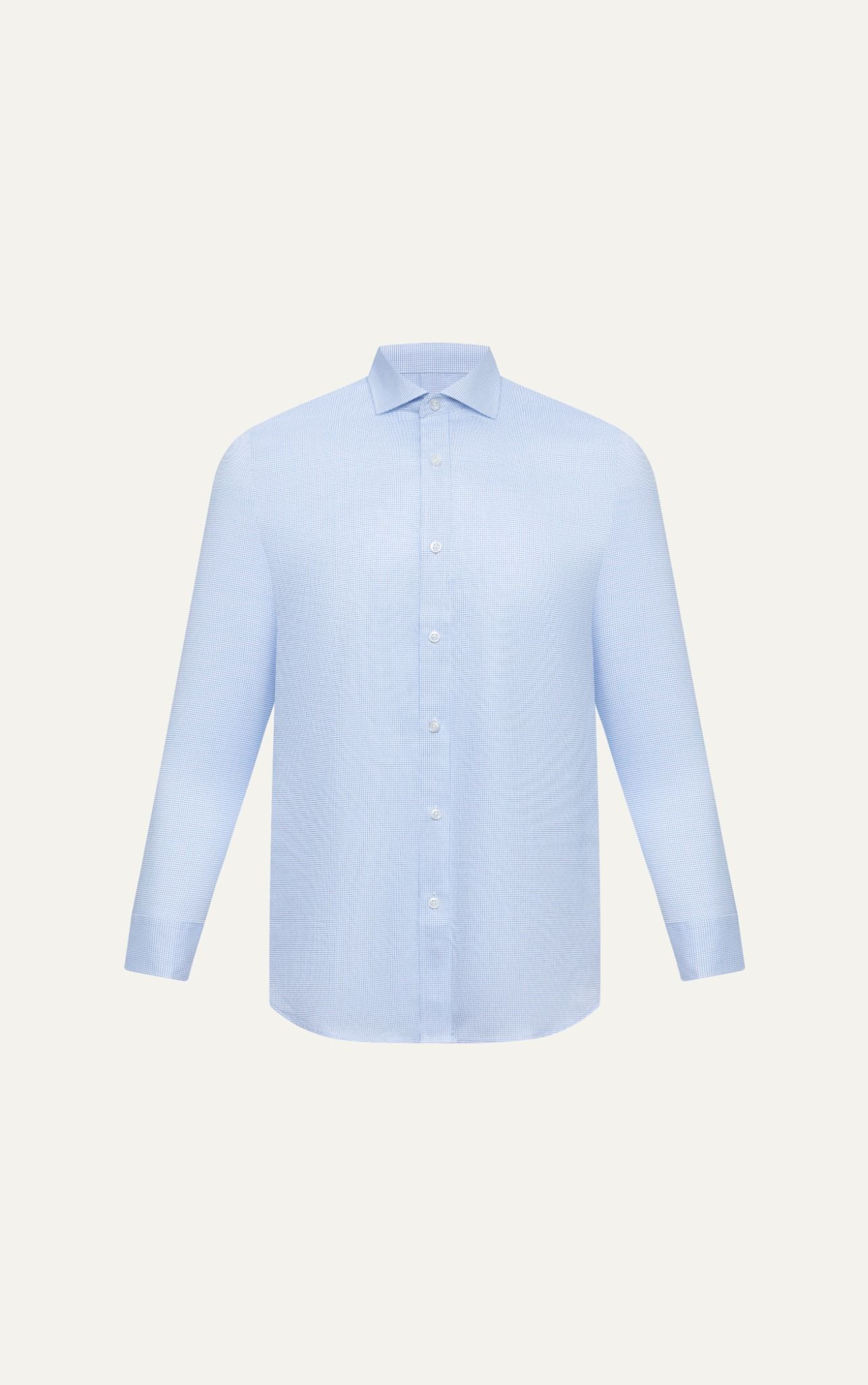  AG872 PREMIUM SLIMFIT BENGAL STRIPED SHIRT - LIGHT BLUE 