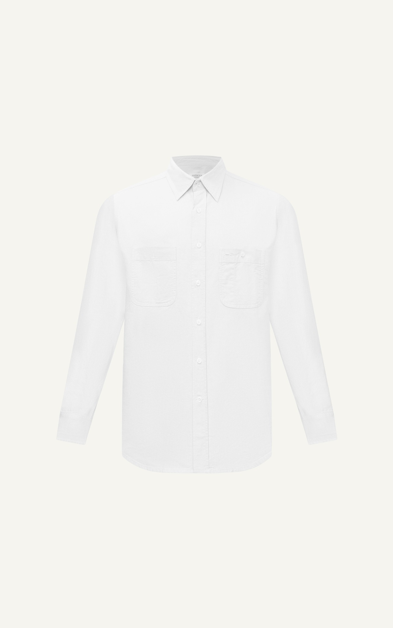 AG016 PREMIUM REGULAR FIT OXFORD SHIRT WITH POCKETS - WHITE