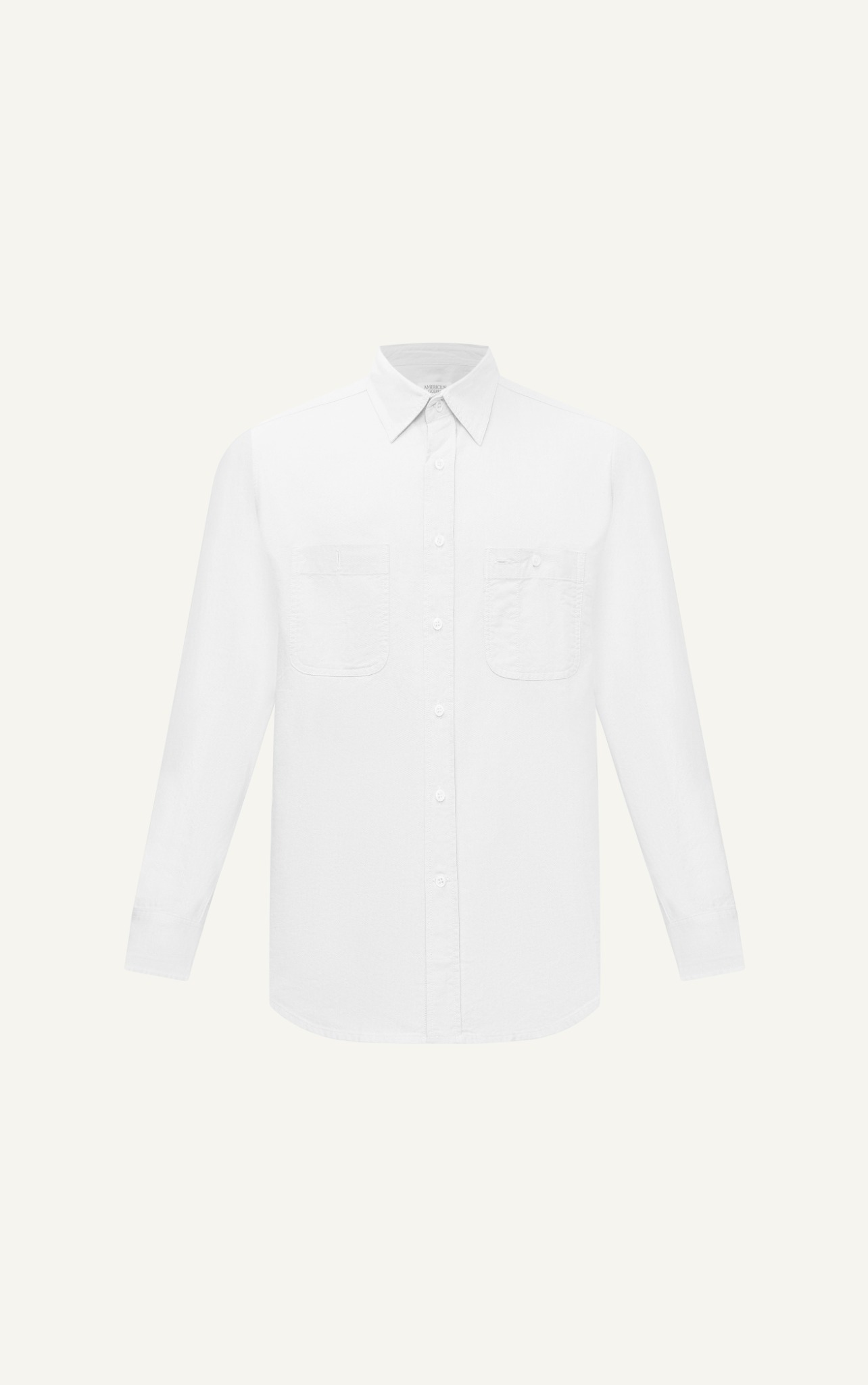 AG016 PREMIUM REGULAR FIT NEW OXFORD SHIRT WITH POCKETS - WHITE