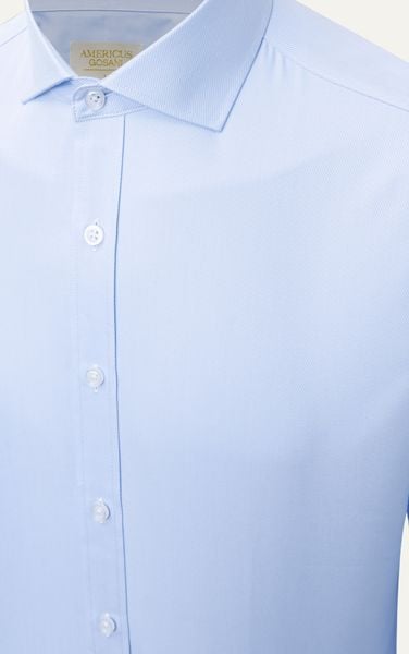  AG1P2 PREMIUM SLIMFIT TEXTURE SHIRT - LIGHT BLUE 