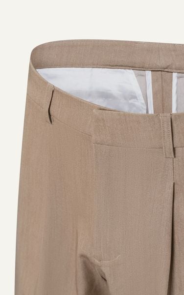 AG14 STUDIO REGULAR FIT PLEATED SHORT - BROWN 