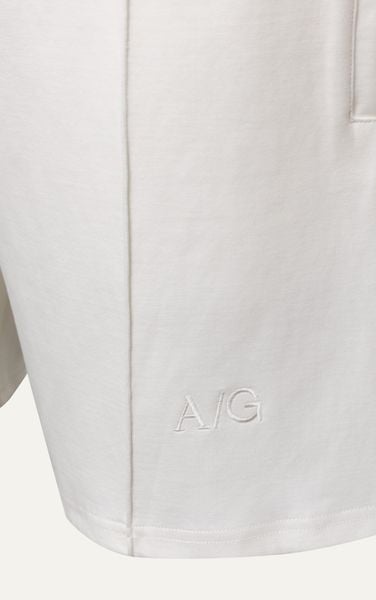  AG07 STUDIO LOOSE FIT BASIC SHORT - WHITE 