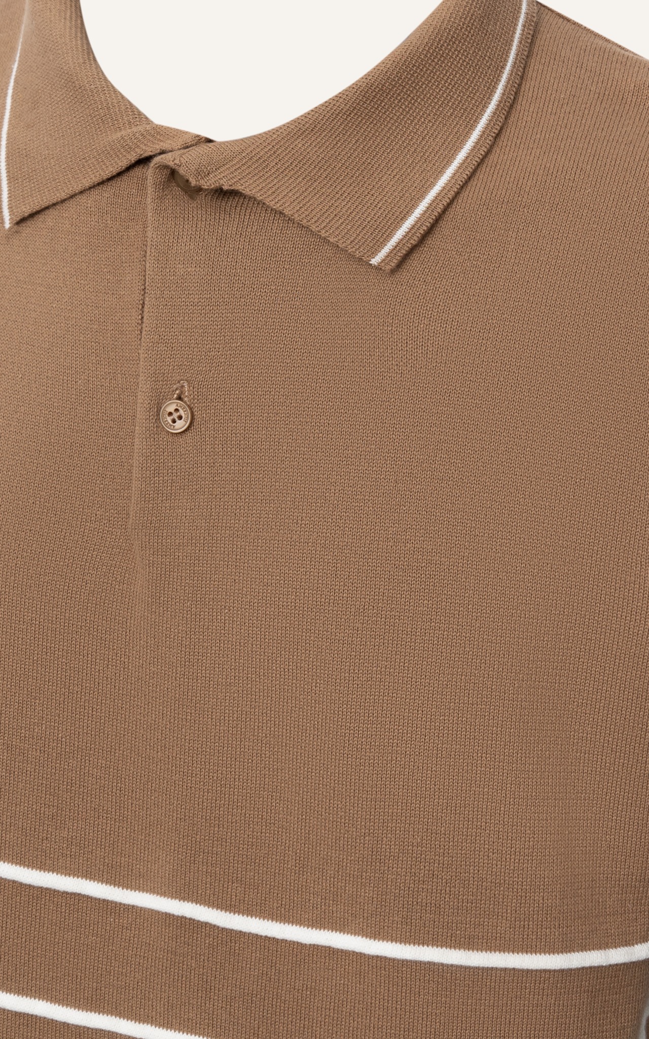 AG716 PREMIUM REGULAR FIT POLO - BROWN