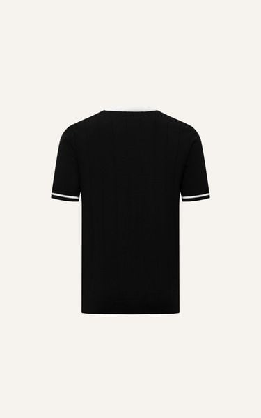  AG709 PREMIUM REGULAR FIT NEW ESSENTIAL KNIT T-SHIRT - BLACK 