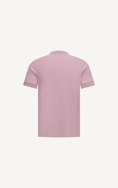  AG02 SIGNATURE LOGO POLO SHIRT IN PINK 