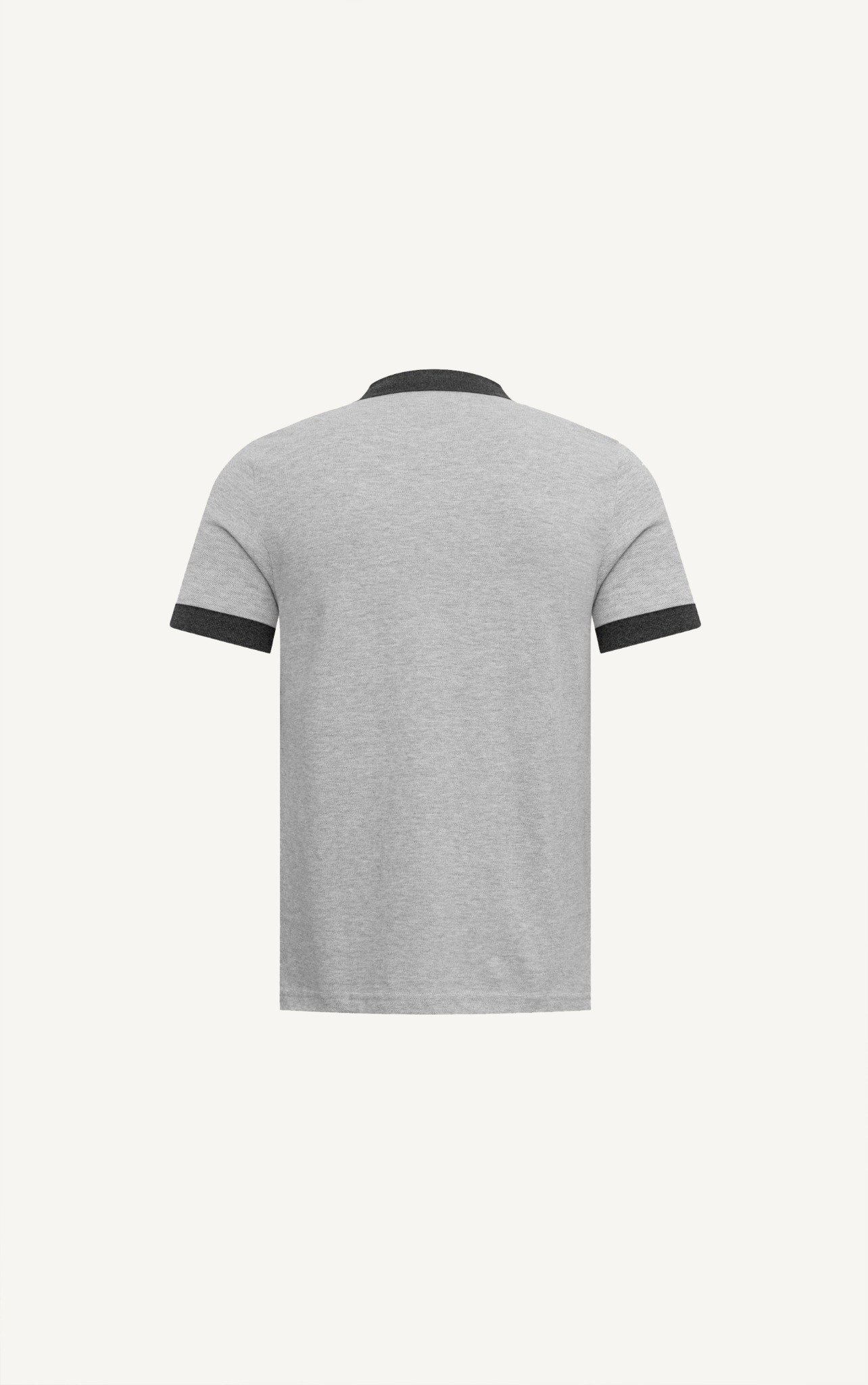 AG56 PREMIUM SLIMFIT ESSENTIAL POLO - LIGHT GREY