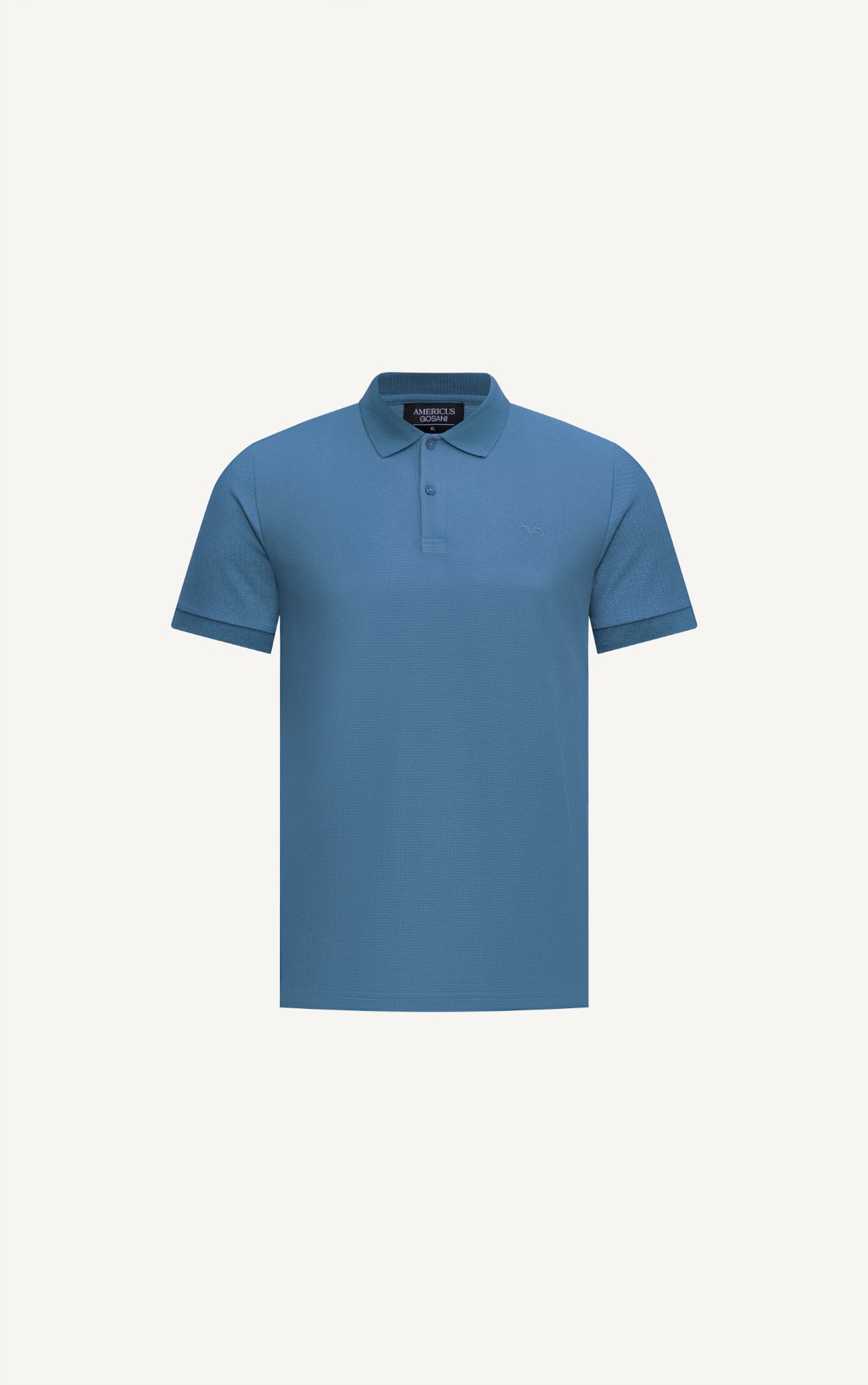 AG02 STUDIO SLIMFIT POLO - LIGHT BLUE
