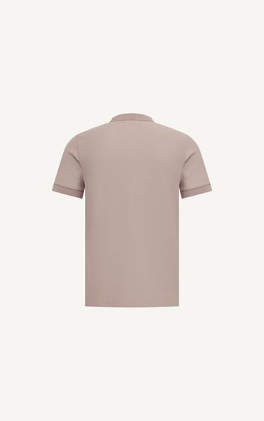  AG02 SIGNATURE SLIMFIT POLO  - LIGHT BROWN 