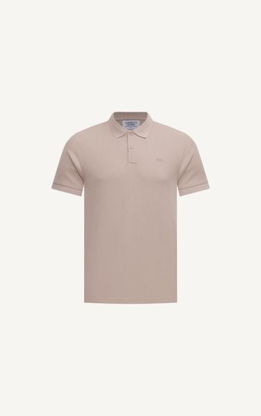  AG02 SIGNATURE SLIMFIT POLO  - LIGHT BROWN