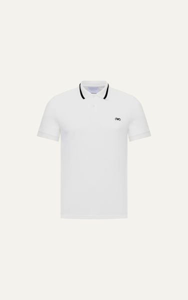  AG81 PREMIUM SLIMFIT POLO - WHITE