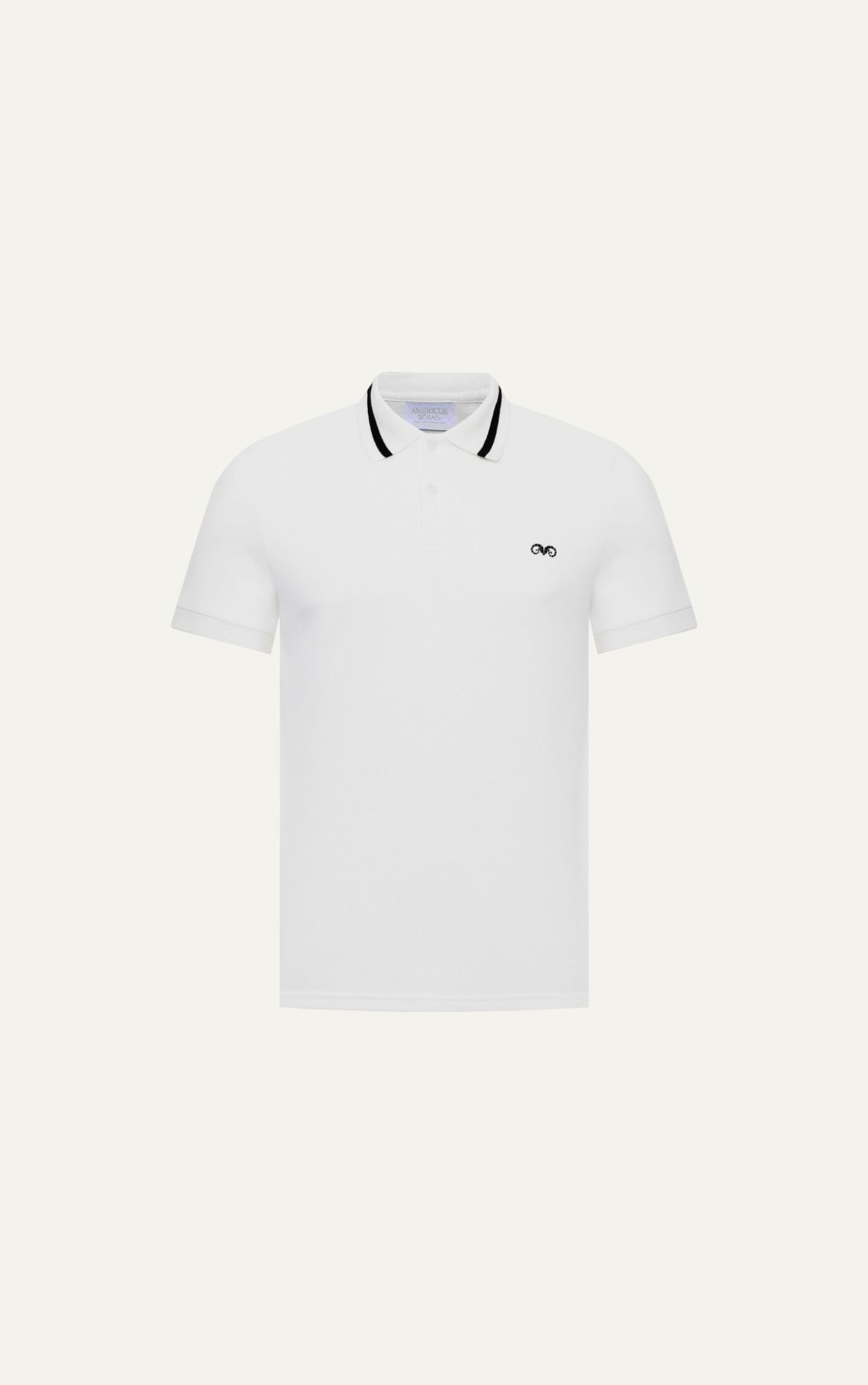  AG81 PREMIUM SLIMFIT POLO - WHITE 