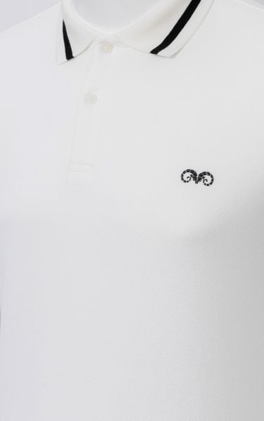  AG81 PREMIUM SLIMFIT POLO - WHITE 