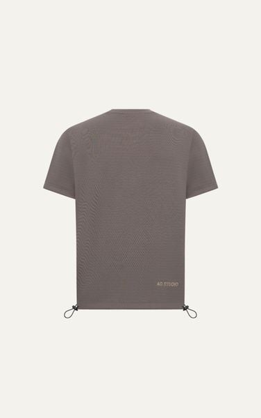  AG20 STUDIO LOOSE FIT BASIC T-SHIRT - OLIVE 