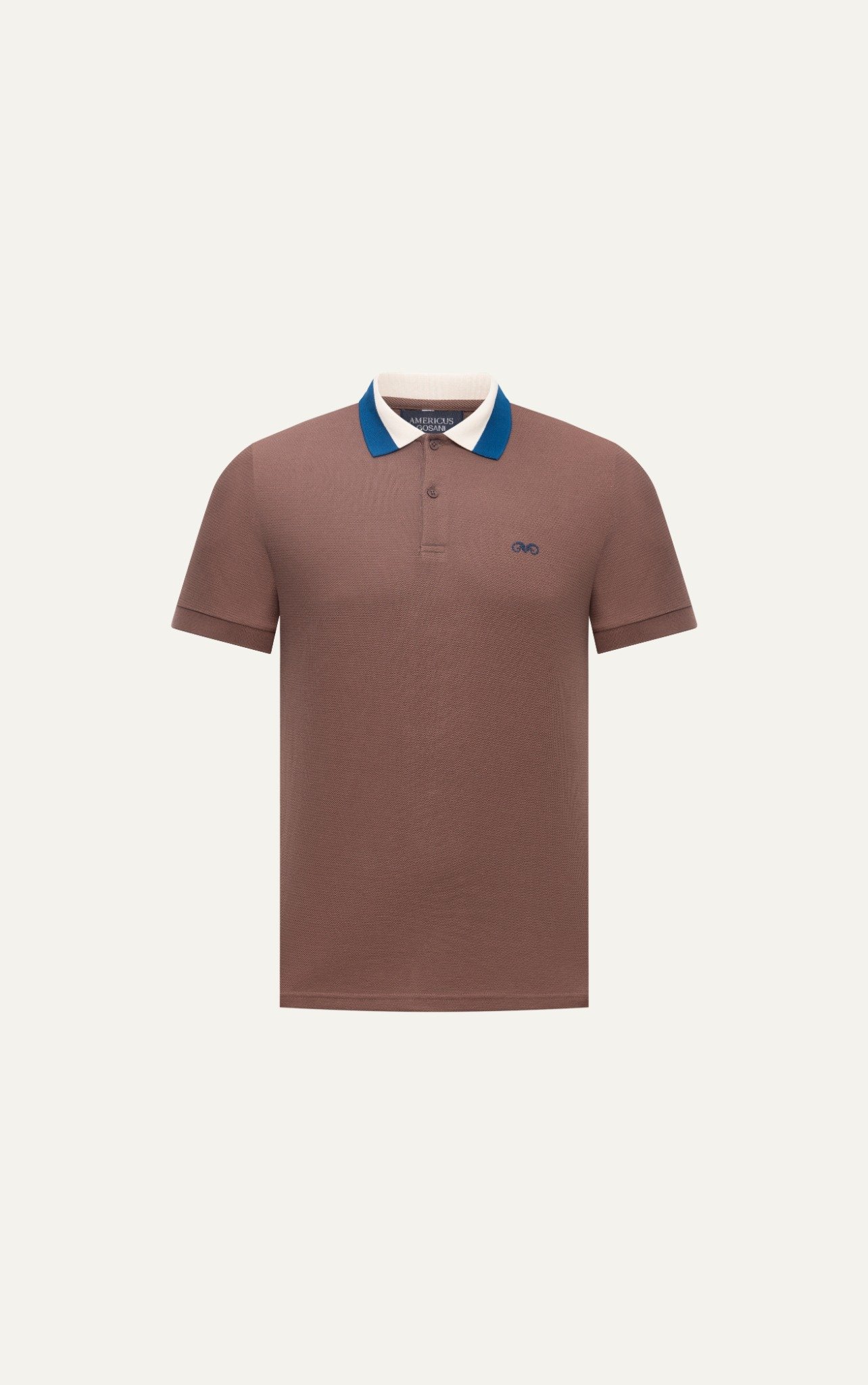 AG880 PREMIUM SLIMFIT POLO - BROWN