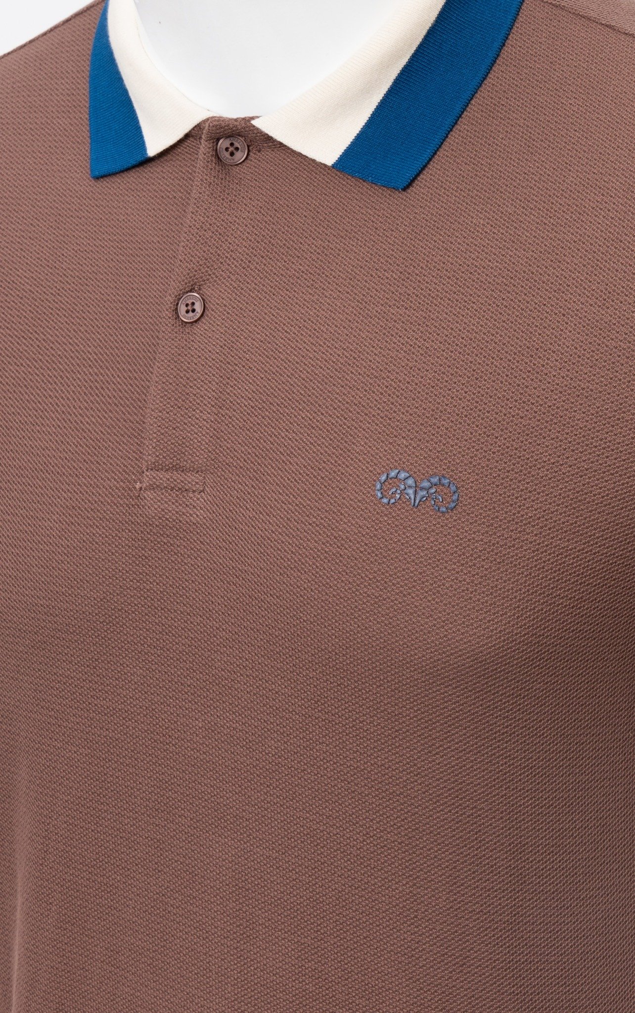 AG880 PREMIUM SLIMFIT POLO - BROWN