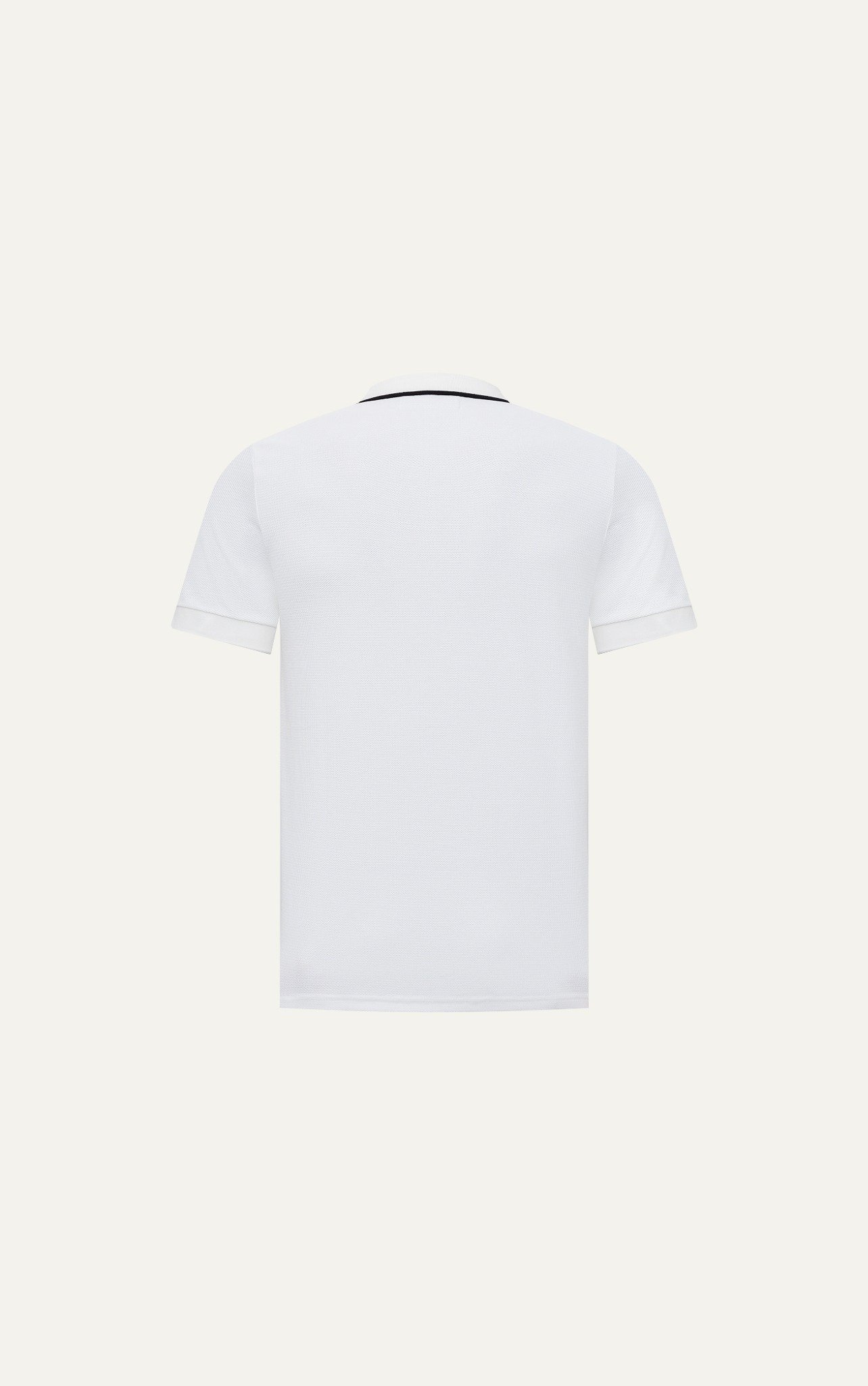 AG71 PREMIUM SLIMFIT ICONIC COLOR STRIPED POLO - WHITE