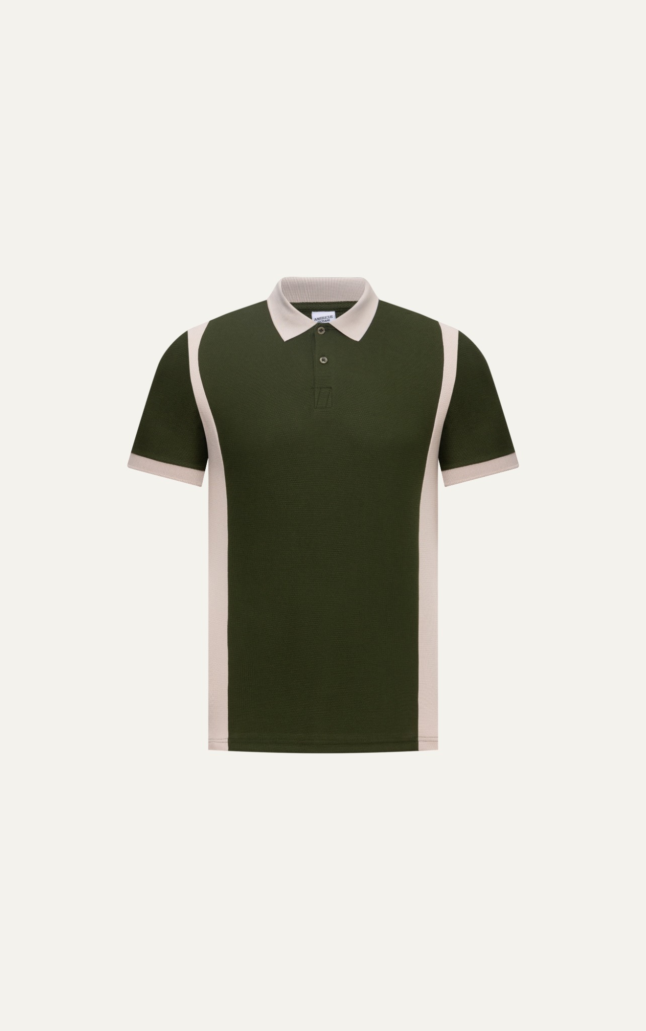 T58 FACTORY SLIMFIT STRIPED POLO - DARK GREEN