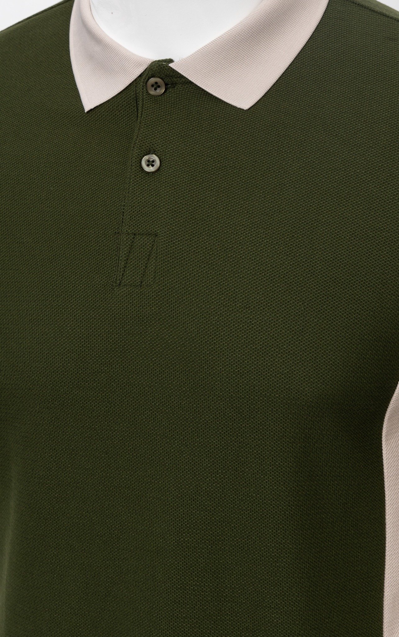 T58 FACTORY SLIMFIT STRIPED POLO - DARK GREEN