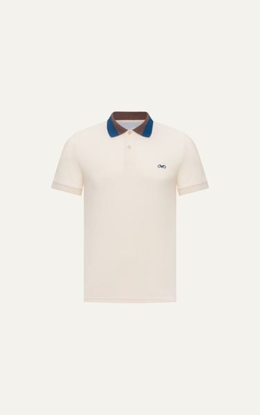  AG880 PREMIUM SLIMFIT POLO - OFF WHITE
