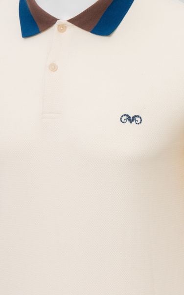  AG880 PREMIUM SLIMFIT POLO - OFF WHITE 