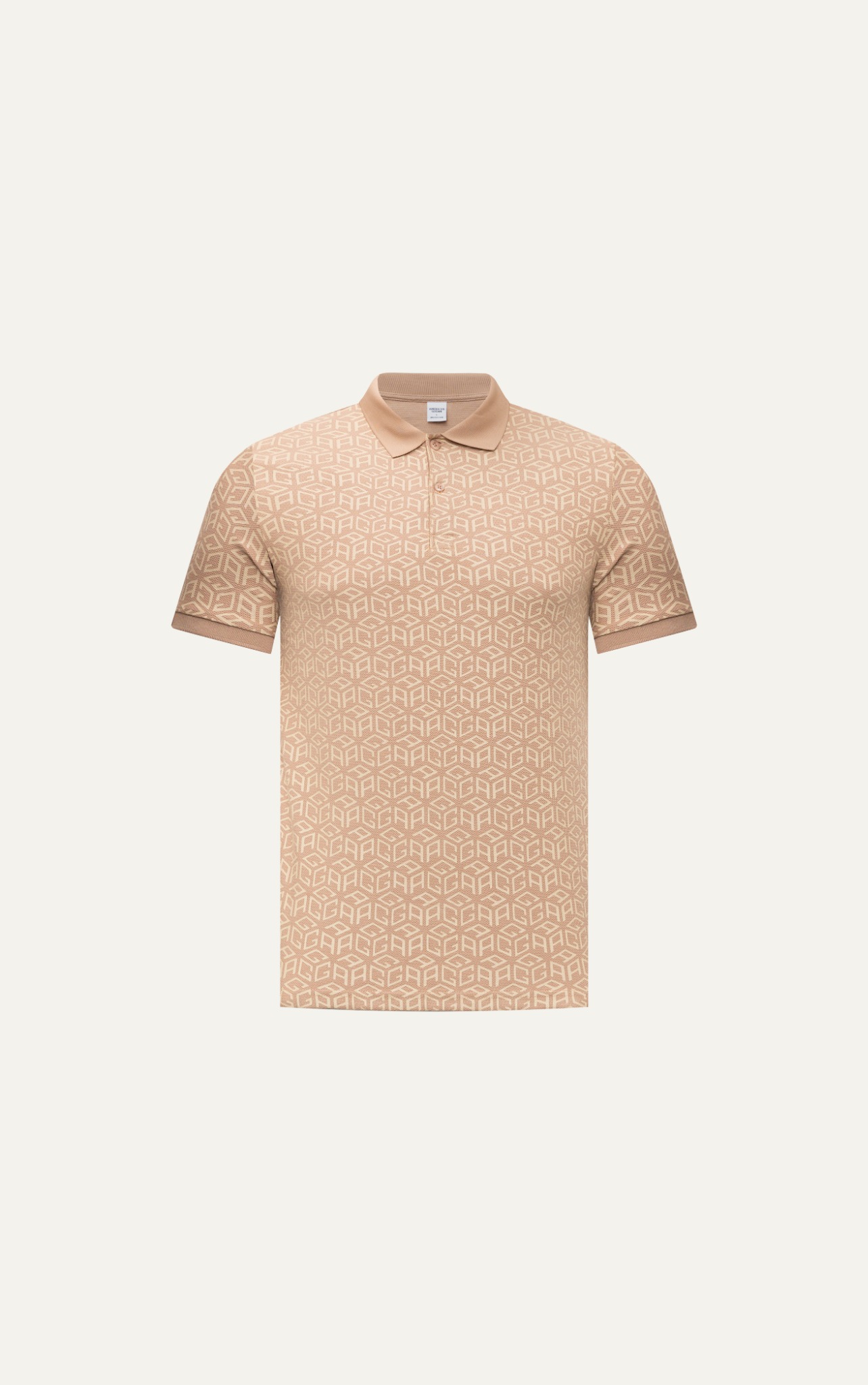 T54 FACTORY SLIMFIT DETAIL AG POLO - BROWN