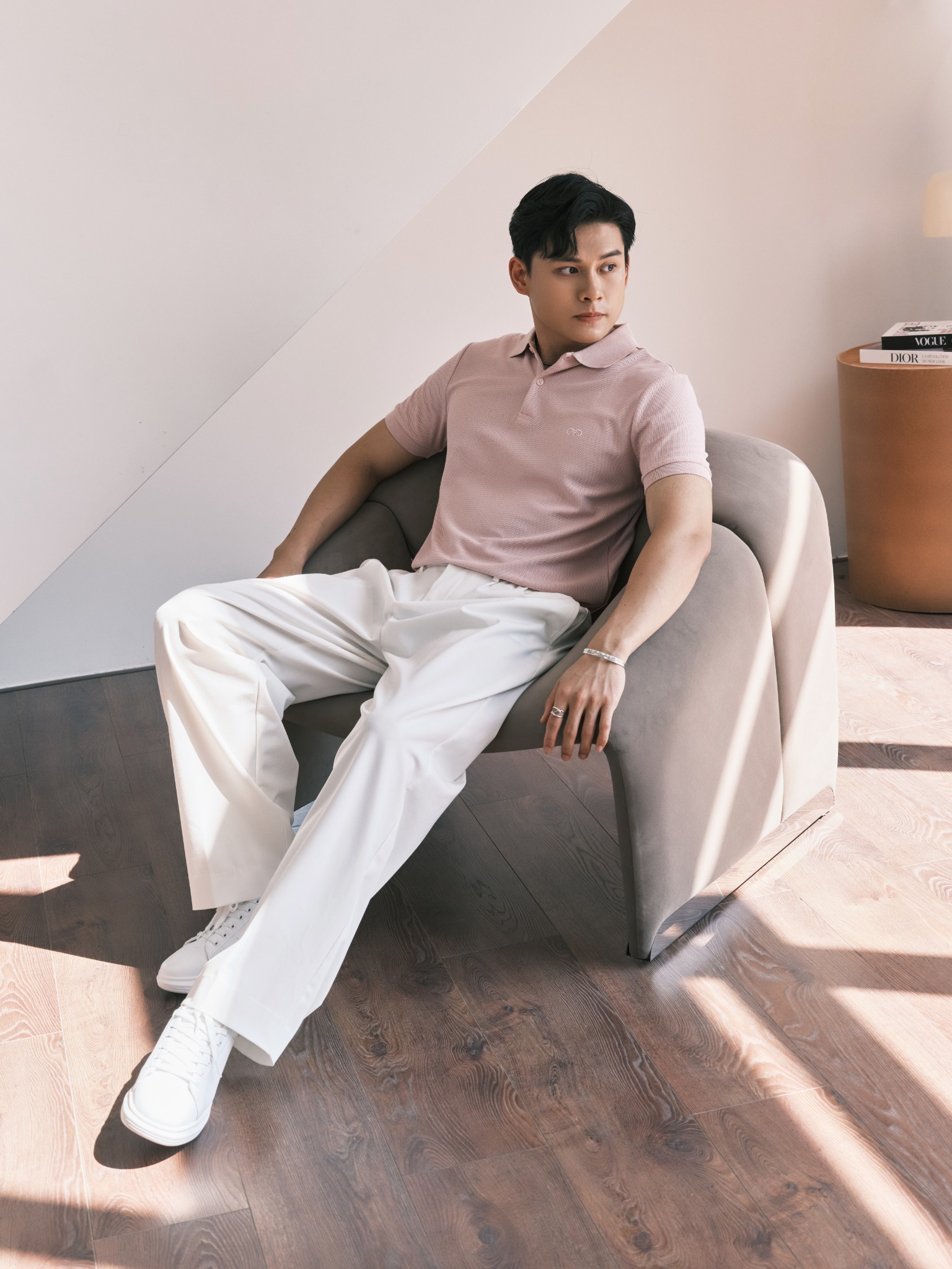 AG02 SIGNATURE SLIMFIT POLO - PINK