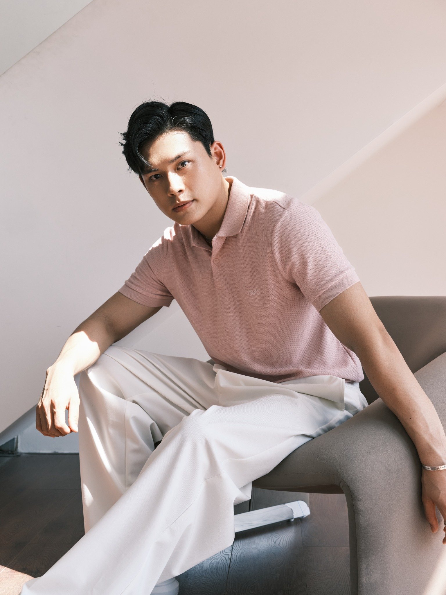 AG02 SIGNATURE SLIMFIT POLO - PINK