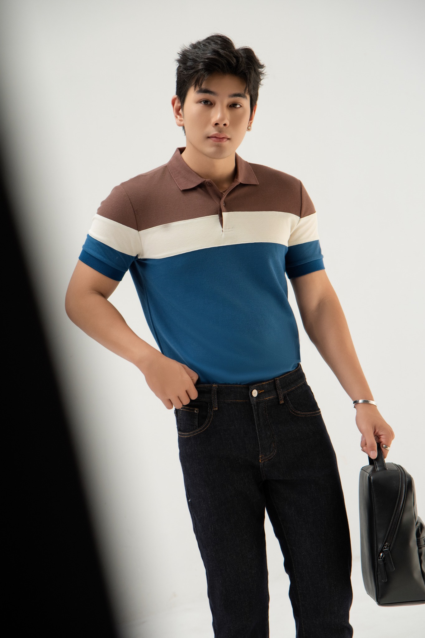 AG78 PREMIUM SLIMFIT POLO - COBALT BLUE