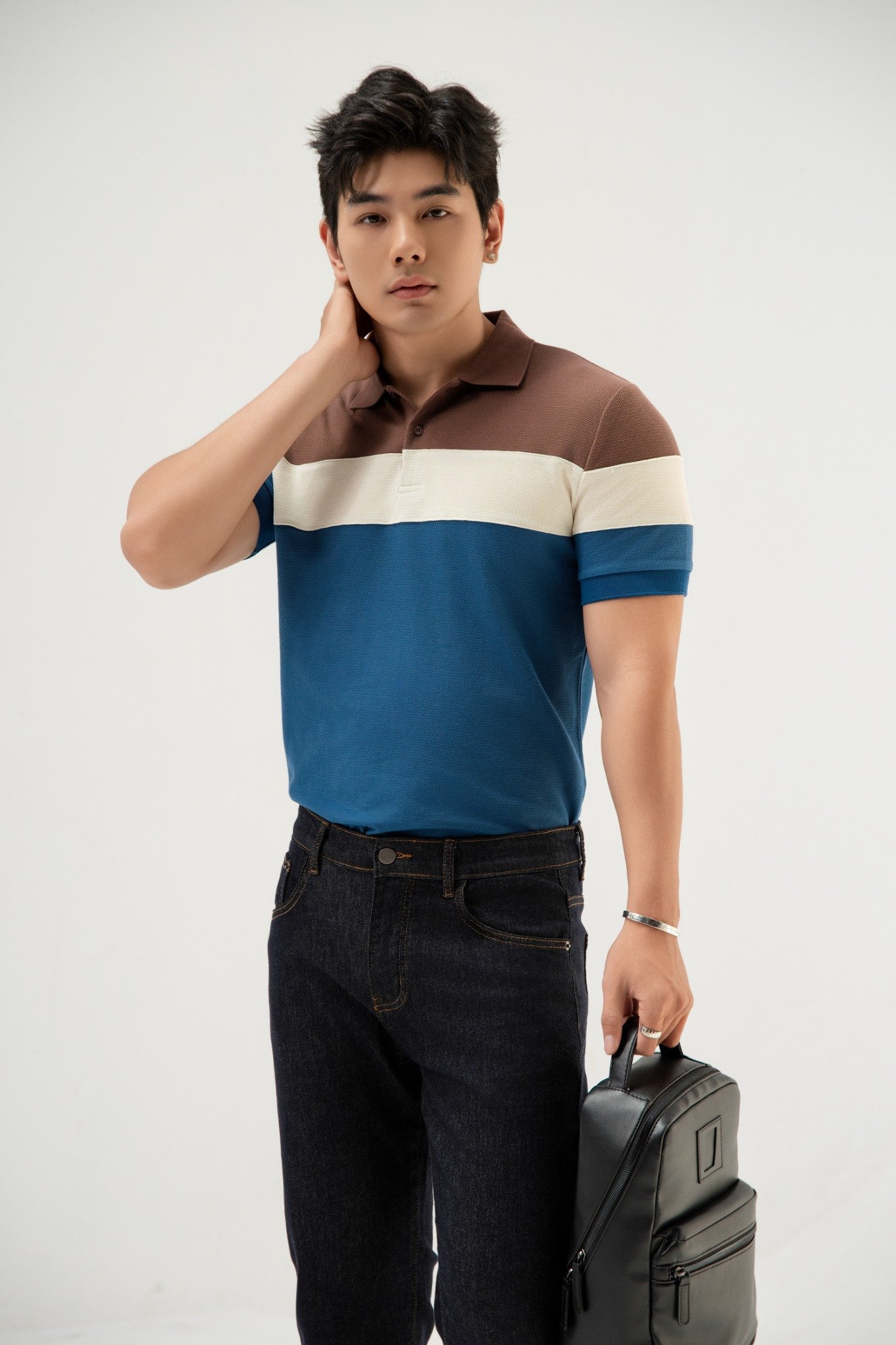 AG78 PREMIUM SLIMFIT POLO - COBALT BLUE