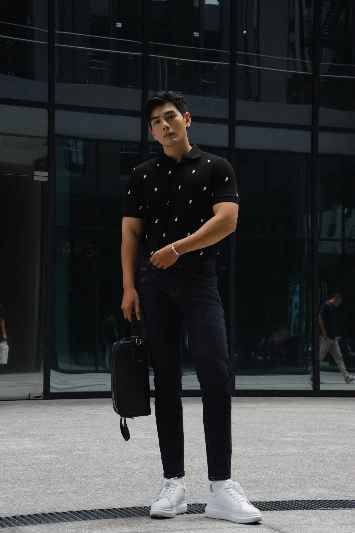 AG38 PREMIUM SLIMFIT JEANS - DARK BLUE