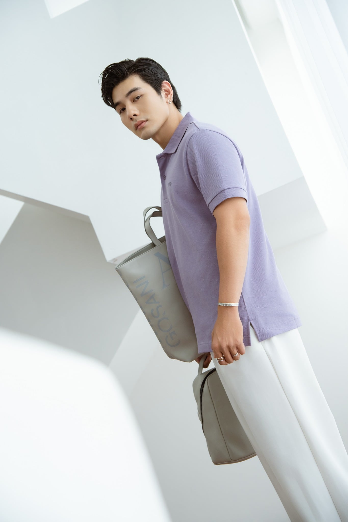 AG001 PREMIUM REGULAR FIT POLO - PURPLE