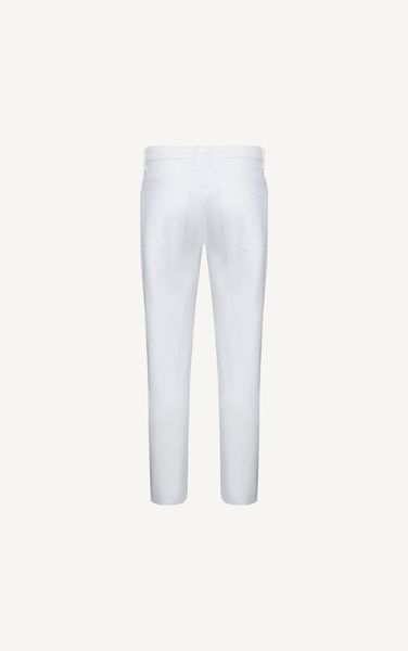  AG502 BASIC WHITE JEANS 