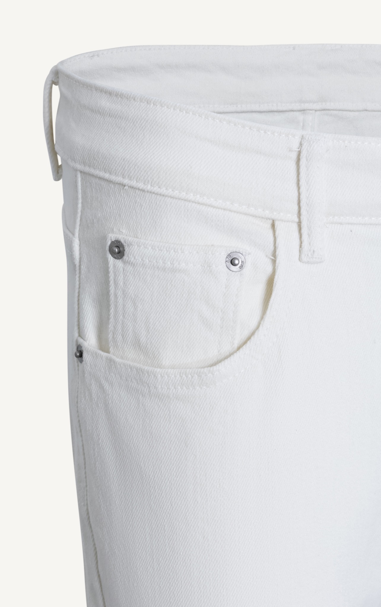 AG502 PREMIUM SLIMFIT BASIC JEANS - WHITE