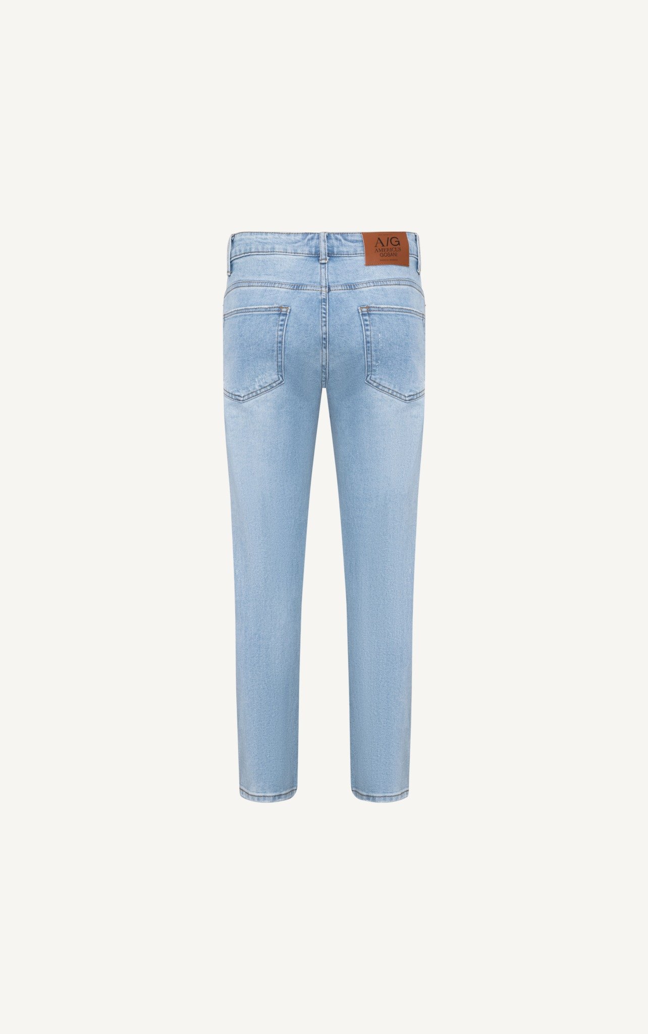 AG50 PREMIUM SLIMFIT THE CITY RIPPED JEANS - LIGHT BLUE