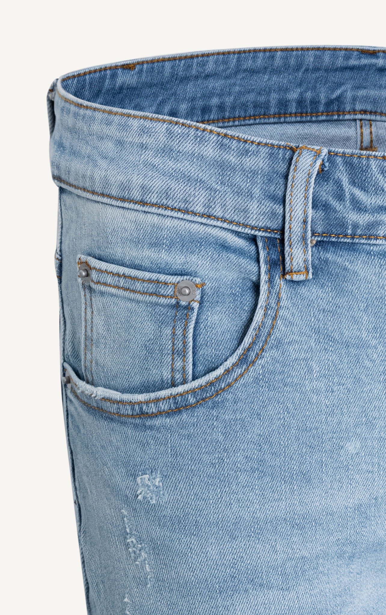 AG50 PREMIUM SLIMFIT THE CITY RIPPED JEANS - LIGHT BLUE