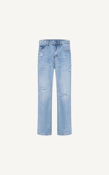  AG55 PREMIUM REGULAR FIT RIPPED JEANS - LIGHT BLUE