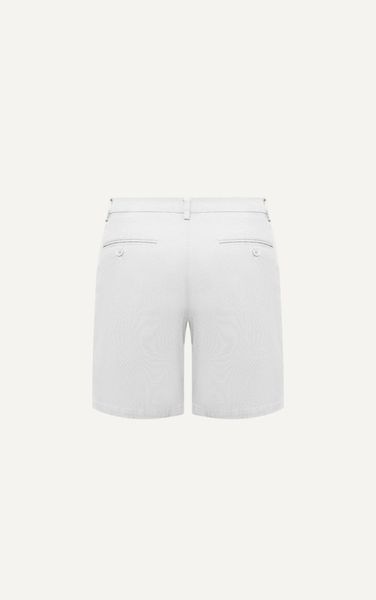  AG509 STUDIO SLIMFIT NEW PLEATED CHINO SHORT - WHITE 