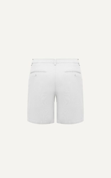  AG509 STUDIO SLIMFIT NEW PLEATED CHINO SHORT - WHITE 