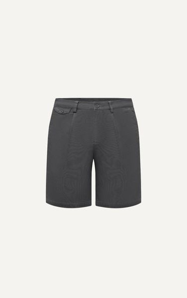  AG509 STUDIO SLIMFIT NEW PLEATED CHINO SHORT - GREY