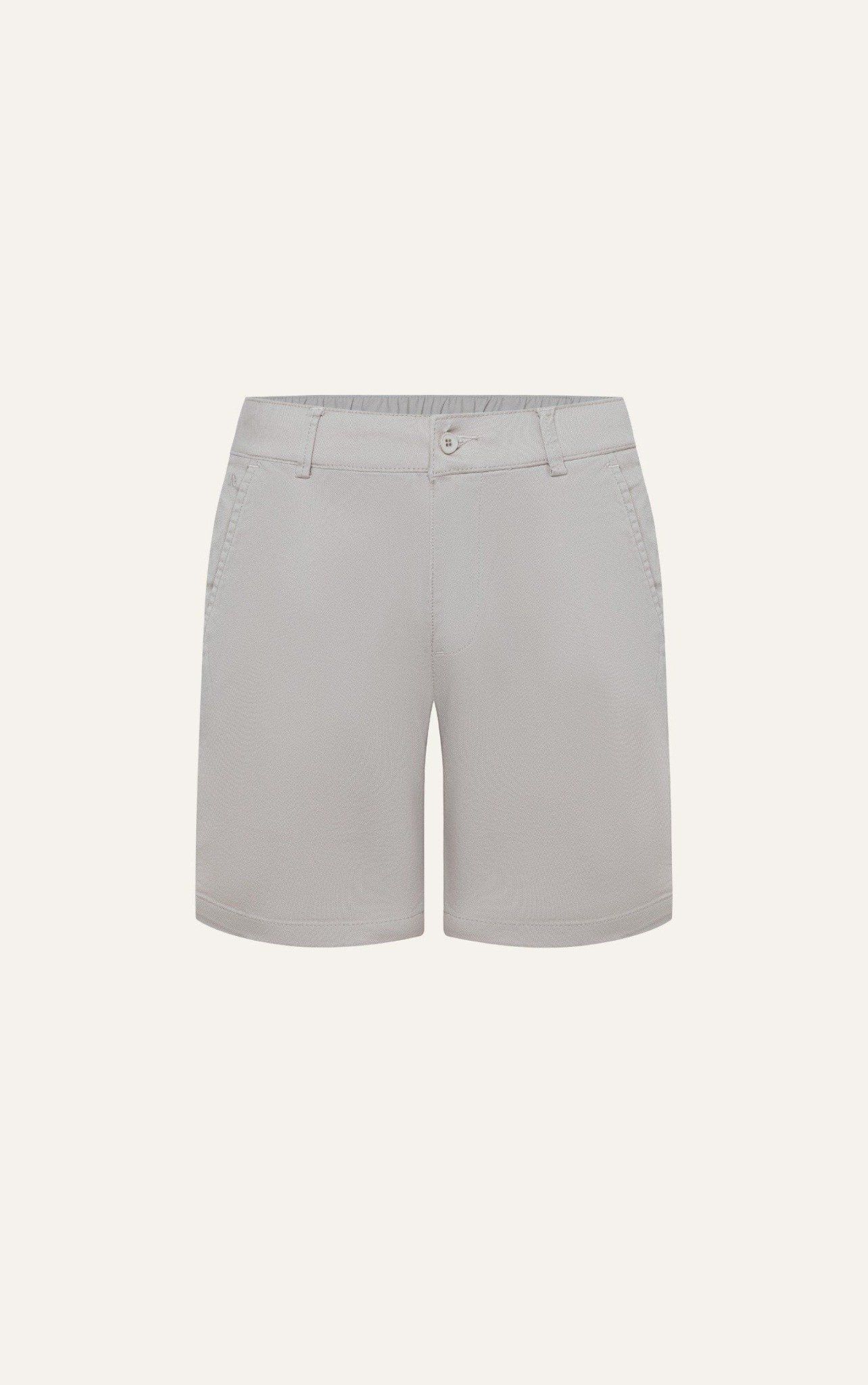  AG10 STUDIO SLIMFIT NEW DRY STRETCH SHORT - OFF WHITE 