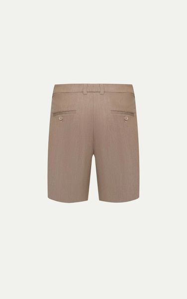  AG14 STUDIO REGULAR FIT PLEATED SHORT - BROWN 